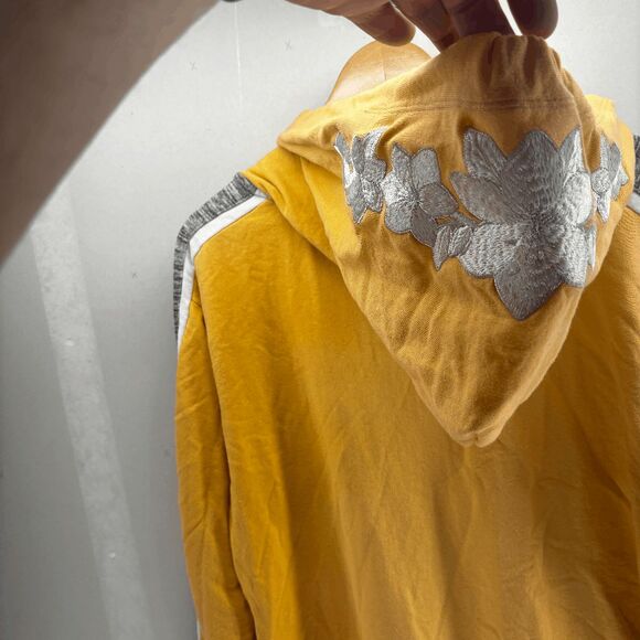 Victoria’s Secret Pink 1/4 Zip French Terry Soft Knit Hoodie Sweatshirt Large - Picture 7 of 8